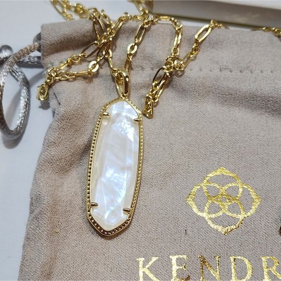 Kendra Scott White and Gold‎ Necklace New! - Picture 1 of 6